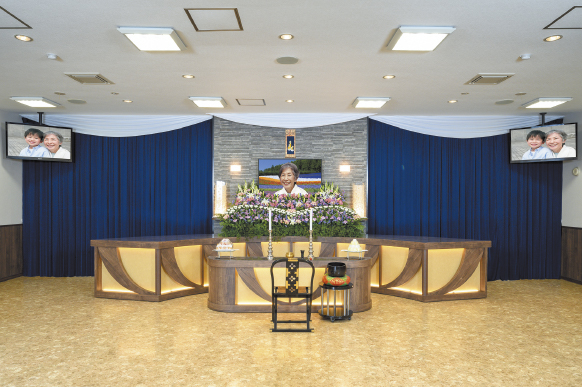 家族葬パックプラン 祭壇イメージ